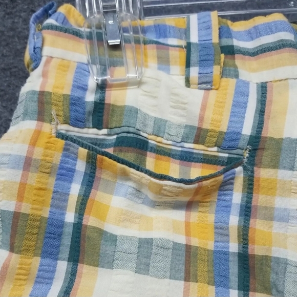 Vintage 1970's Plaid Men's Pants SeerSucker 3 Pockets Zip Closure (28 x 26) - Picture 8 of 17